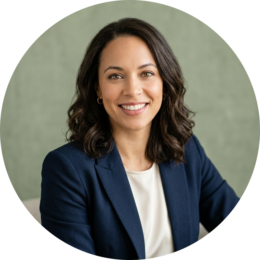 Female headshot AI generated